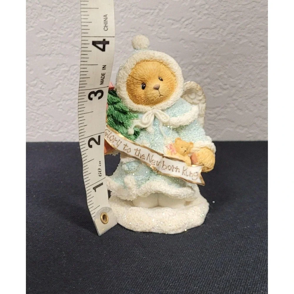 Enesco Cherished Teddies Figurine Grace Glory To The Newborn King #175994 (1996)